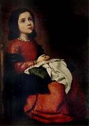 Francisco de Zurbaran The Adolescence of the Virgin Norge oil painting reproduction